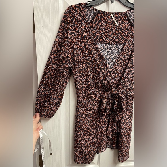 Free people Viscose BOHO Floral Clara Tunic/Mini Dress In Gem Size Medium - Picture 3 of 6